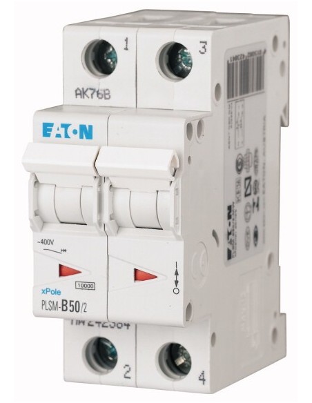 Wyłącznik nadprądowy 2P B 50A 10kA AC PLSM-B50/2-MW 242384