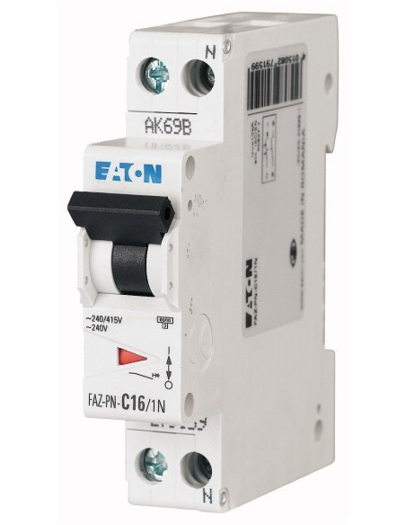 Wyłącznik nadprądowy 1P+N C 25A 6kA AC FAZ-PN-C25/1N 279161