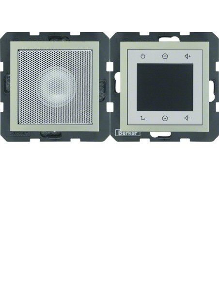 B.3/B.7 Radio Touch komplet, stal szlachetna, lakierowany 28808916 Berker Hager