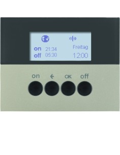 K.5 KNX RF quicklink Łącznik czasowy Berker.Net, stal szlachetna, lakierowany 85745273 Berker Hager