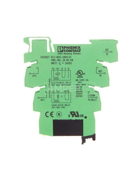 Moduł przekaźnika półprzewodnikowego 1-fazowy 1Z 15A we: 24V DC, wy: 3-33V DC PLC-OSC- 24DC/ 24DC/ 2 2966634