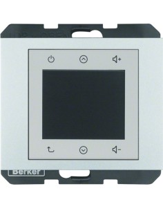 K.5 Radio Touch, alu mat  28847003 Berker Hager