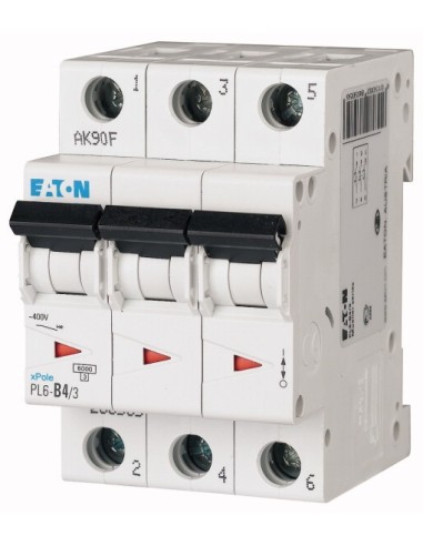 Wyłącznik nadprądowy 3P C 4A 6kA AC PL6-C4/3 286597