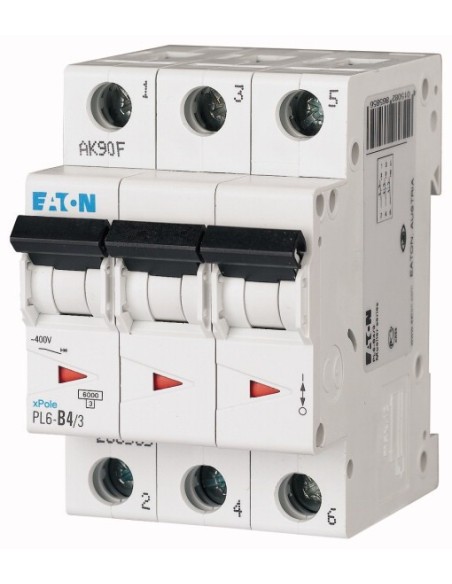 Wyłącznik nadprądowy 3P C 4A 6kA AC PL6-C4/3 286597