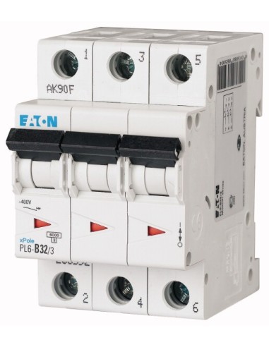 Wyłącznik nadprądowy 3P C 32A 6kA AC PL6-C32/3 286604