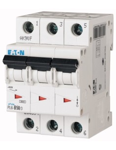 Wyłącznik nadprądowy 3P C 50A 6kA AC PL6-C50/3 286606