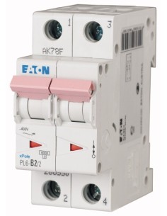 Wyłącznik nadprądowy 2P C 16A 6kA AC PL6-C16/2 286567