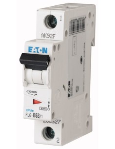 Wyłącznik nadprądowy 1P B 63A 6kA AC PL6-B63/1 286527