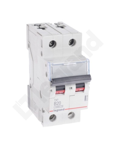 Wyłącznik nadprądowy 2P B 20A 6kA AC S302 TX3 403388