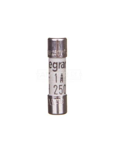 Wkładka bezpiecznikowa cylindryczna 5x20mm 1A F 250V 010210