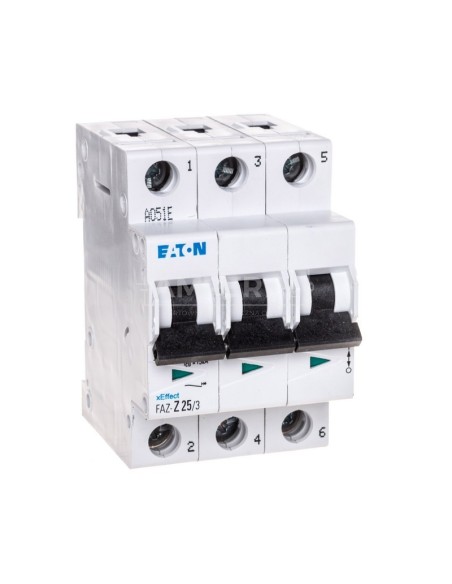 Wyłącznik nadprądowy 3P Z 25A 15kA AC FAZ Z25/3 278929