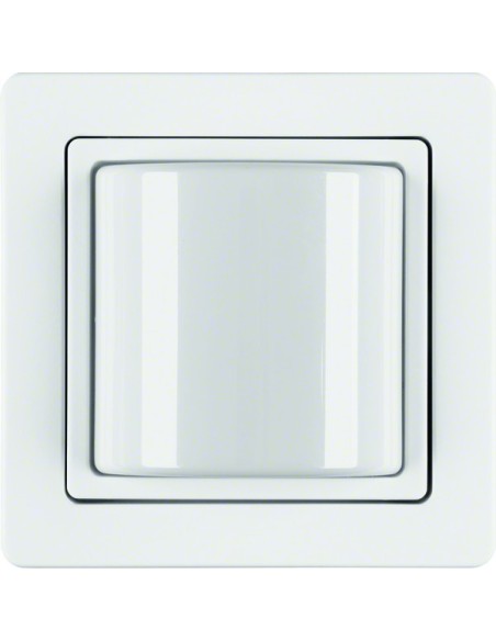 Q.1 System przywoławczy Sygnalizator świetlny z ramką, biały aksamit 52036089 Berker Hager