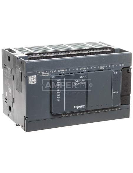 Sterownik programowalny 24I/O NPN tranzystorowe TR/Sink M241-24I/O TM241C24U