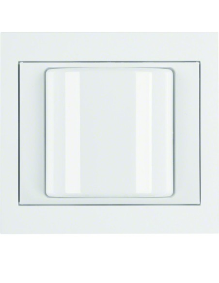 K.1 System przywoławczy Sygnalizator świetlny z ramką, biały połysk 52037009 Berker Hager