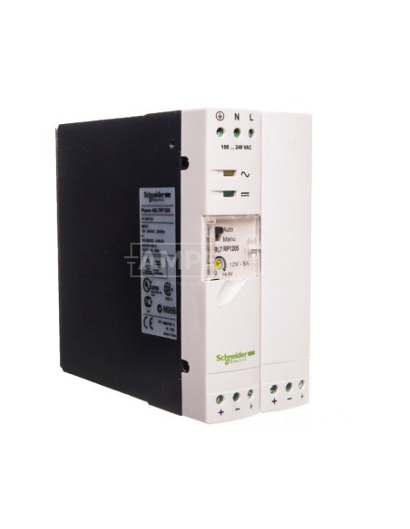 Zasilacz impulsowy 100-240V AC/12V DC 60W 5A ABL7RP1205