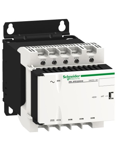 Zasilacz prostownikowy z filtrem 1-3 fazowy, 230...400 V AC, 24 V, 4A ABL8FEQ24040
