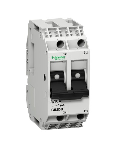 Wyłącznik silnikowy miniaturowy, 2p, 4A, Id  50A GB2DB09