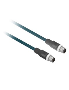 Kabel łączący, męski M12, 4-pin. prosty, żeń. M-12, 4-pin. prosty, dł. 1m XZCR1511041C1