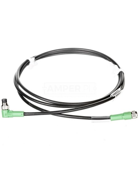 Kabel do czujnika 3P 1,5m wtyki kątowe M8 gniazdo proste M8 SAC-3P-M 1682045