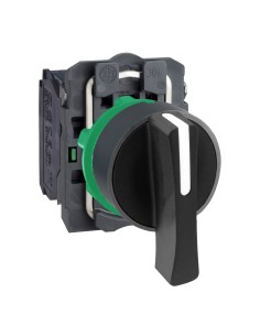 Przełącznik piórk. komp. O 22, 2 poz. stabilny , czarny, 2NO XB5AJ53