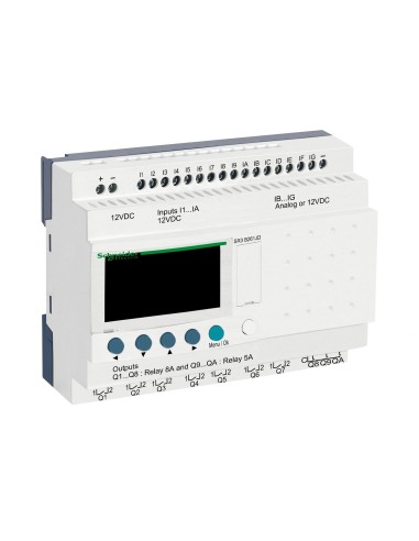 Zelio Logic 16WE_D/10WY_P 12VDC RTC/LCD SR3B261JD