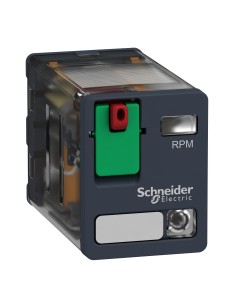 Przekaźnik mocy wtykowy, Zelio RPM, 2 styki przełączne, 230 V AC, dioda LED RPM22P7