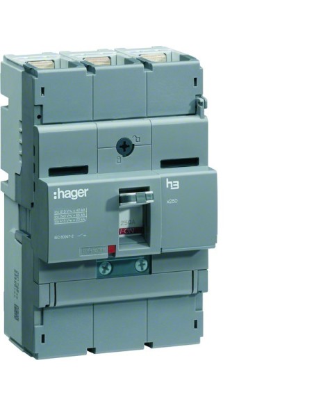 Wyłącznik mocy x250 3P 40kA 160A TM HNB160H Hager