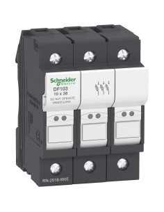 Odłącznik bezpiecznikowy 3P 32A 10x38mm DF103