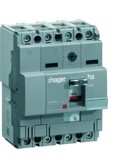 Wyłącznik mocy x160 4P 40kA 40A HNA041H Hager