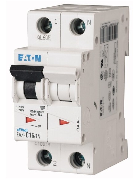 Wyłącznik nadprądowy 1P+N B 8A 15kA AC FAZ-B8/1N 278643