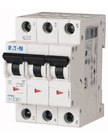 Wyłącznik nadprądowy 3P D 8A 15kA AC FAZ-D8/3 278891