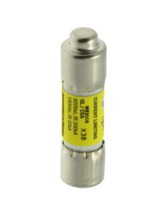Wkładka bezpiecznikowa cylindryczna 10x38mm 12A 600V AC/150V DC, zwłoczna, klasa CC LP-CC-12