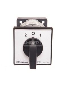 Łącznik krzywkowy 2-0-1 3P 12A na szynę IP65 Łuk E12-74 921211