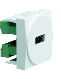 systo Gniazdo HDMI zaciski śrubowe, 2 moduły, biały WS264 Hager