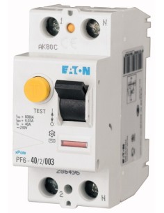Wyłącznik różnicowoprądowy 2P 40A 0,5A typ AC PF6-40/2/05 286499
