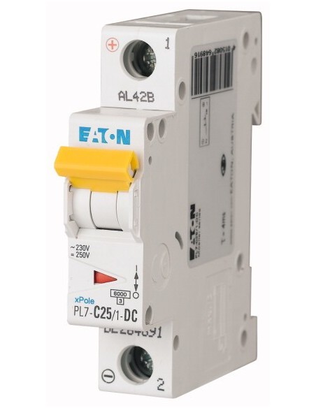 Wyłącznik nadprądowy 1P C 25A 10kA DC PL7-C25/1-DC 264891