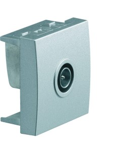 systo Gniazdo TV końcowe, 2M, alu WS250T Hager