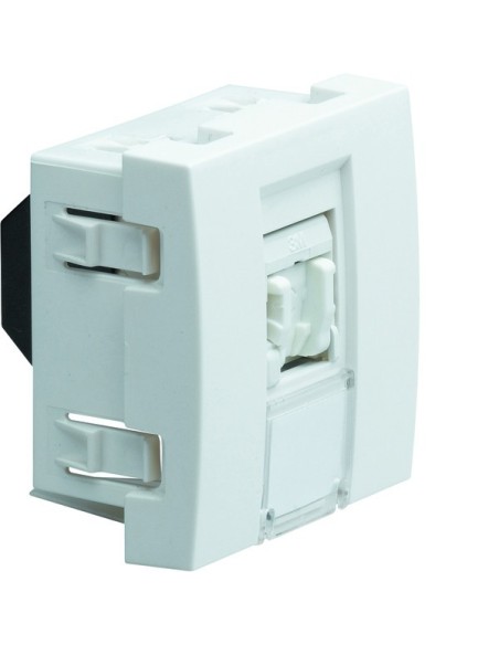 systo Gniazdo informatyczne z polem opisowym 1x RJ45 kat. 6 UTP, 2M, biały WS220 Hager