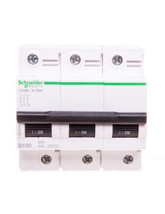 Wyłącznik nadprądowy 3P B 100A 6kA AC C120N A9N18350