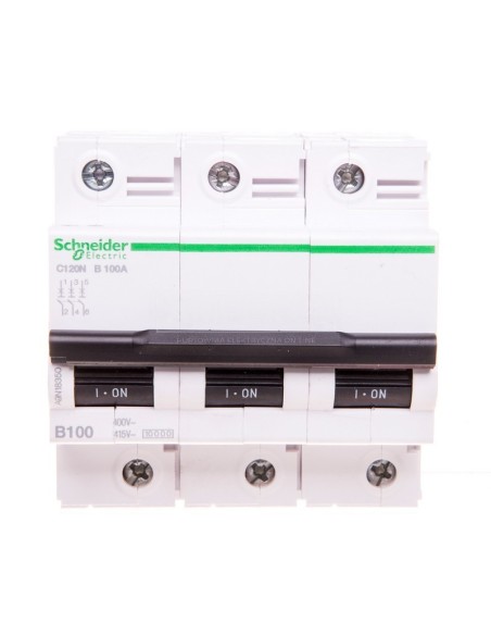 Wyłącznik nadprądowy 3P B 100A 6kA AC C120N A9N18350