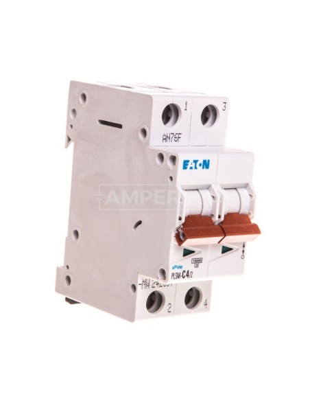 Wyłącznik nadprądowy 2P C 4A 10kA AC PLSM-C4/2-MW 242397