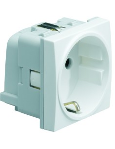 systo Gniazdo SCHUKO 16A 250V bezśrubowe, z przysłonami styków WS163 Hager