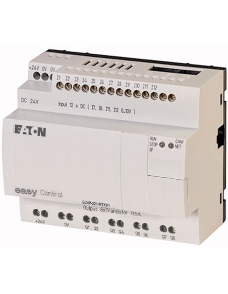 Sterownik PLC easyControl 12wejść 8wyjść EC4P-221-MTXX1 106392