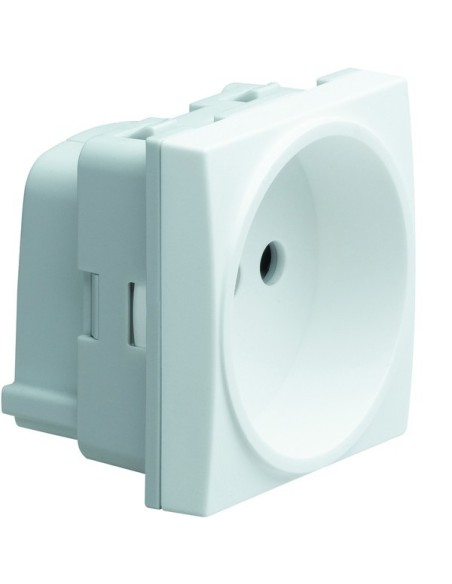 systo Gniazdo bez uziemienia, zaciski śrubowe, 16A/250V, 2M, biały WS102 Hager