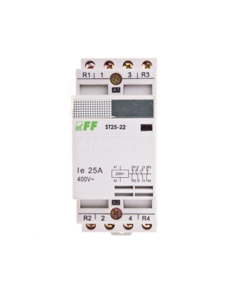 Stycznik modułowy 25A 2Z 2R 230V AC ST25-22