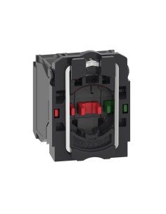 Pojedynczy blok styków z korpusem/kołnierzem mocującym, 1NO+2NC, zac. Śrub. ZB5AZ141