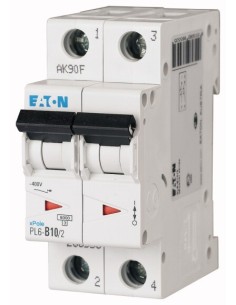 Wyłącznik nadprądowy 2P D 10A 6kA AC PL6-D10/2 286577