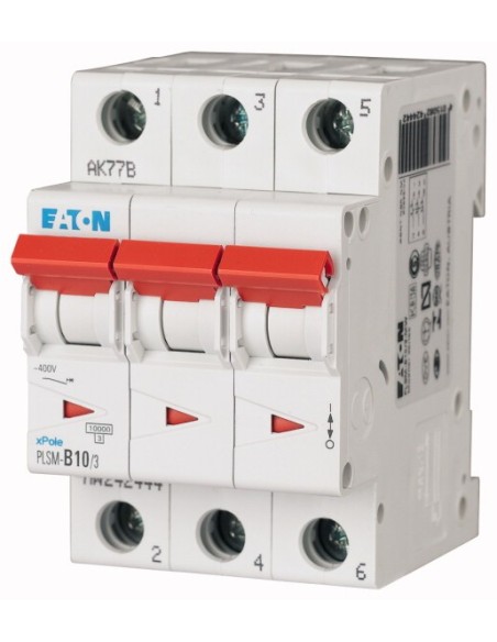 Wyłącznik nadprądowy 3P D 10A 10kA AC PLSM-D10/3-MW 242493