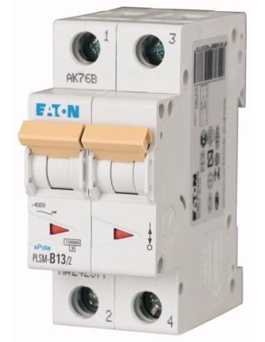 Wyłącznik nadprądowy 2P D 13A 10kA AC PLSM-D13/2-MW 242426