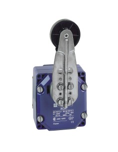 Łącznik krańcowy XCR, dźw. z dużą rolką termopl. z sam. powr., 2 x(1NC+1NO) XCRA55